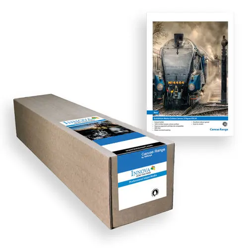 Innova IFA-054-R0432-015 Exhibition Matte Cotton Canvas 370g/m² 17″ 432mm x 15m roll