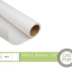 CAD Plot Inkjet Drafting Film Double Matt 36" 914mm x 38m - 75 micron