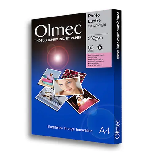 Olmec OLM-059-S0329-050 Photo Lustre Heavyweight 260g/m² A3+ (50 sheets) Inkjet paper