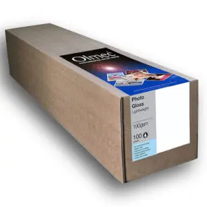 Olmec OLM 62 Photo Gloss Lightweight - 44" 1118mm x 30m - 190gsm