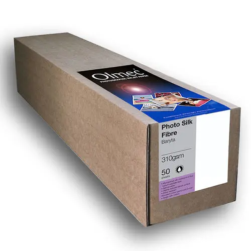 Olmec OLM-069-R0610-015 Photo Silk Fibre Baryta 310g/m² 24″ 610mm x 15m roll