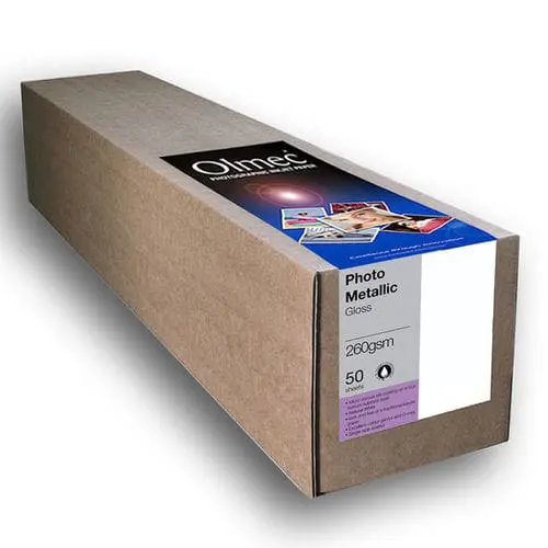 Olmec OLM-071-R0432-030 Photo Metallic Gloss 260g/m² 17″ 432mm x 30m roll