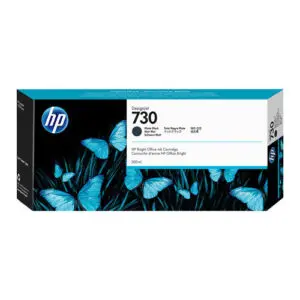 HP 730 Matte Black Ink Cartridge - 300ml