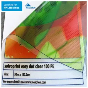 Neschen Solvoprint Easy Dot 100 PE Clear 42" 1067mm x 50m - 100mic