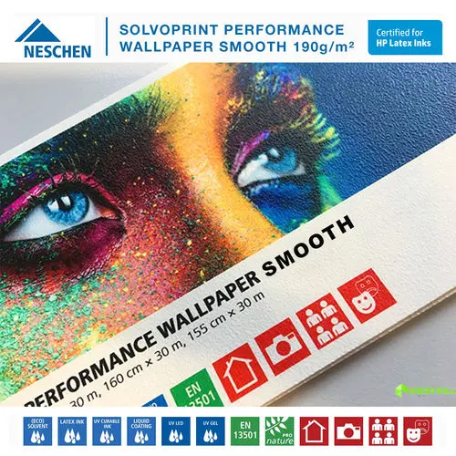 Neschen Solvoprint Performance Wallpaper Smooth 190g/m² 6037581 42″ 1067mm x 50m roll