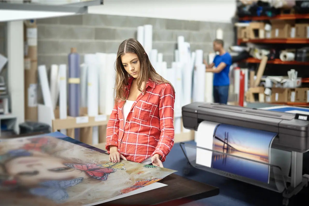 HP Z6 wide format printer for professional printing