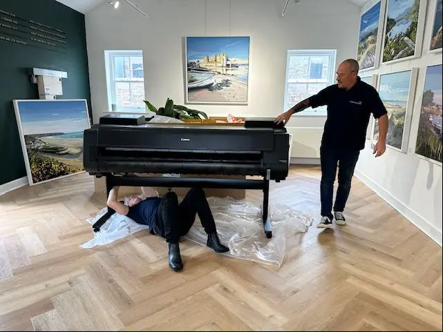 Canon imagePROGRAF Pro install, North Wales Art Gallery