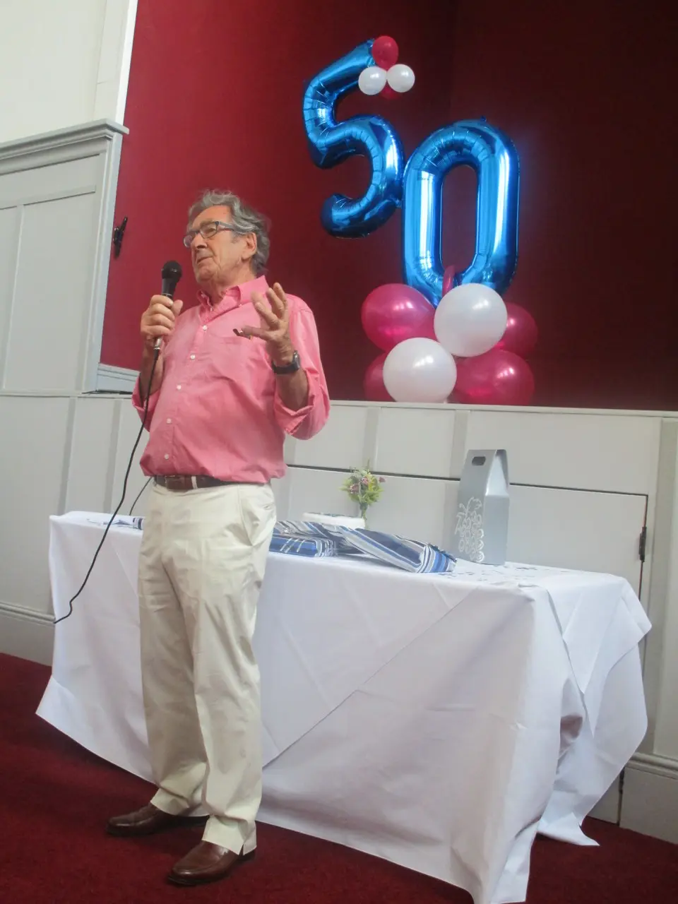 Image of Mr Stanford Marsh of the Stanford Marsh Group celebrating 50 years in 2015