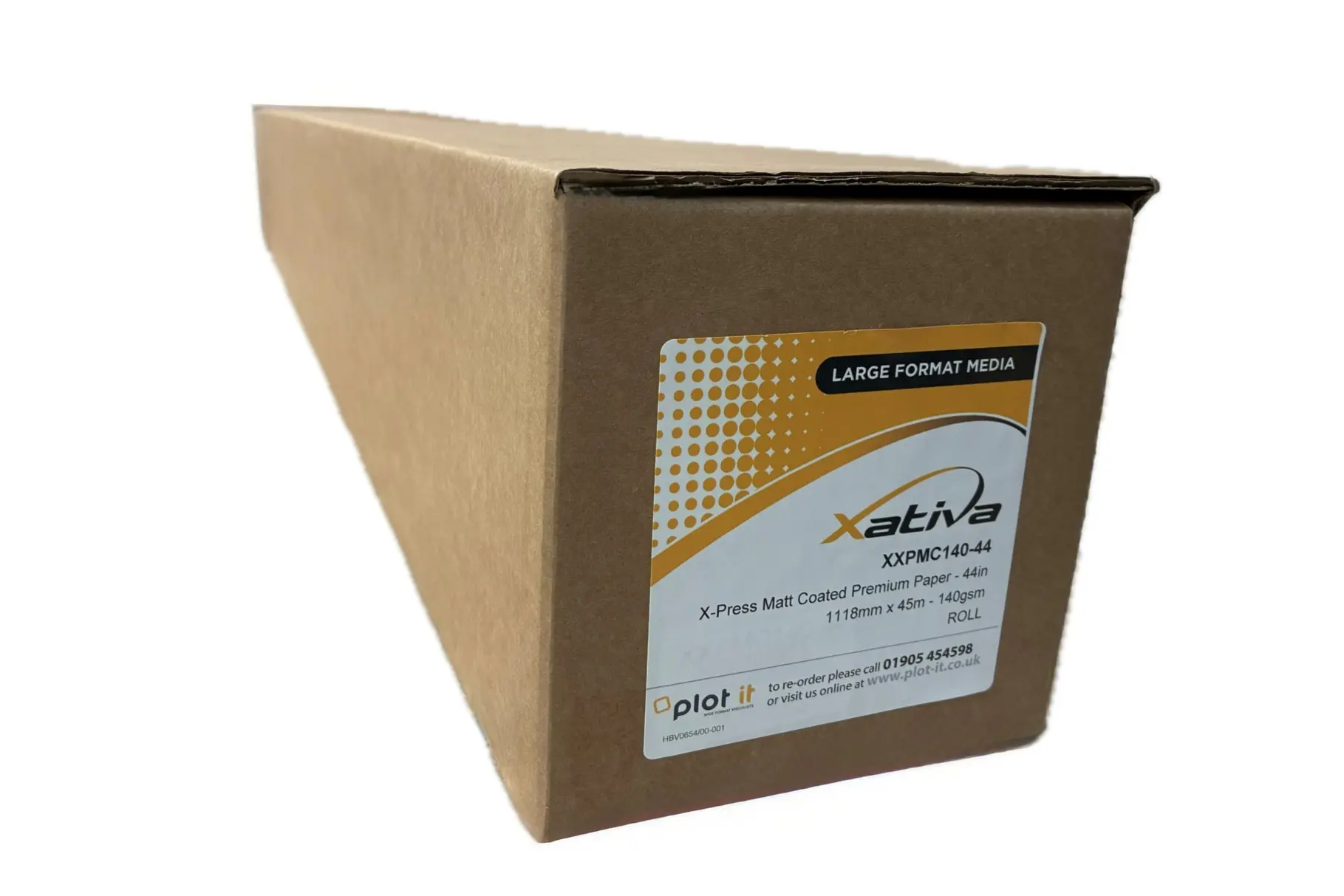 Xativa X-Press Matt Coated Premium Paper 140g/m² XXPMC140-36 36″ 914mm x 45m roll (2″ core)