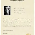 Hahnemühle Certificate of Authenticity