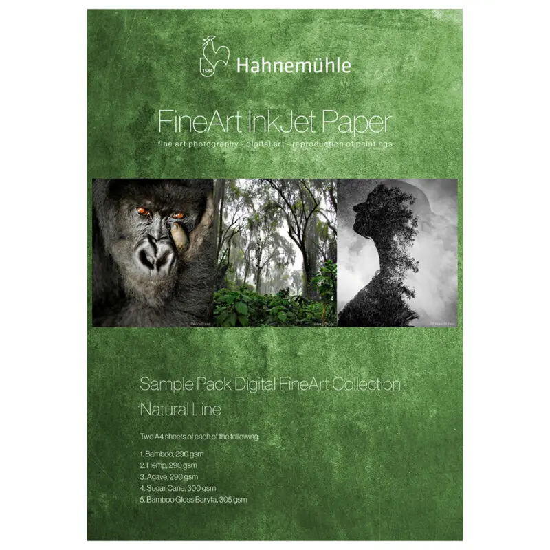 Hahnemühle Natural Line Photo Sample Pack A4 10 Sheets 10640377