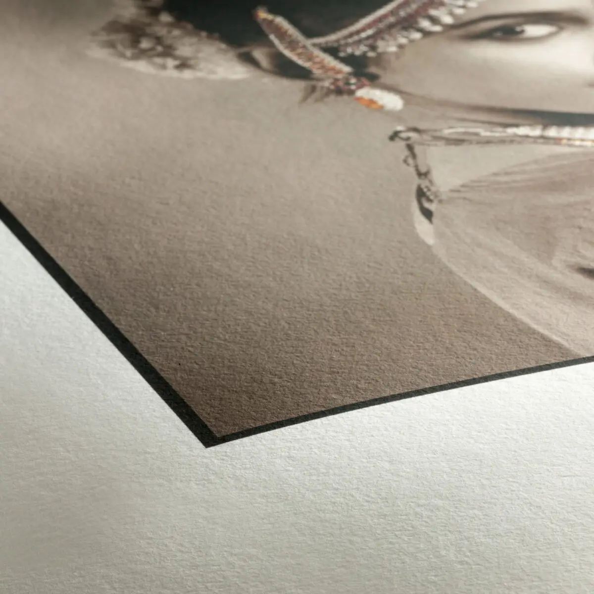 Hahnemuhle photo rag 308, close up printed photo