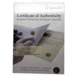 Hahnemuhle Certificate of authenticity 10640397