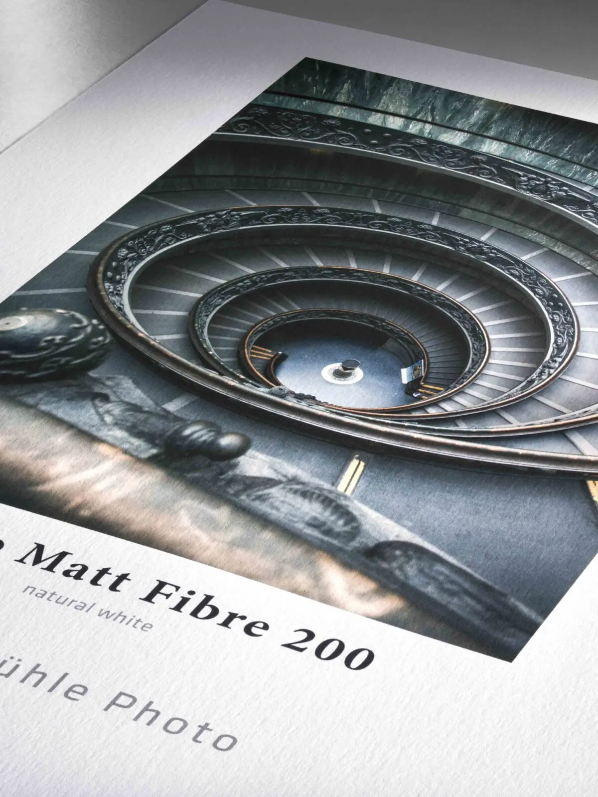 Hahnemuhle matt fibre close up