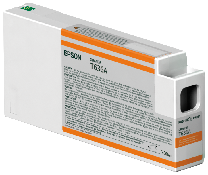 Epson T636A Orange Ink Cartridge – 700ml