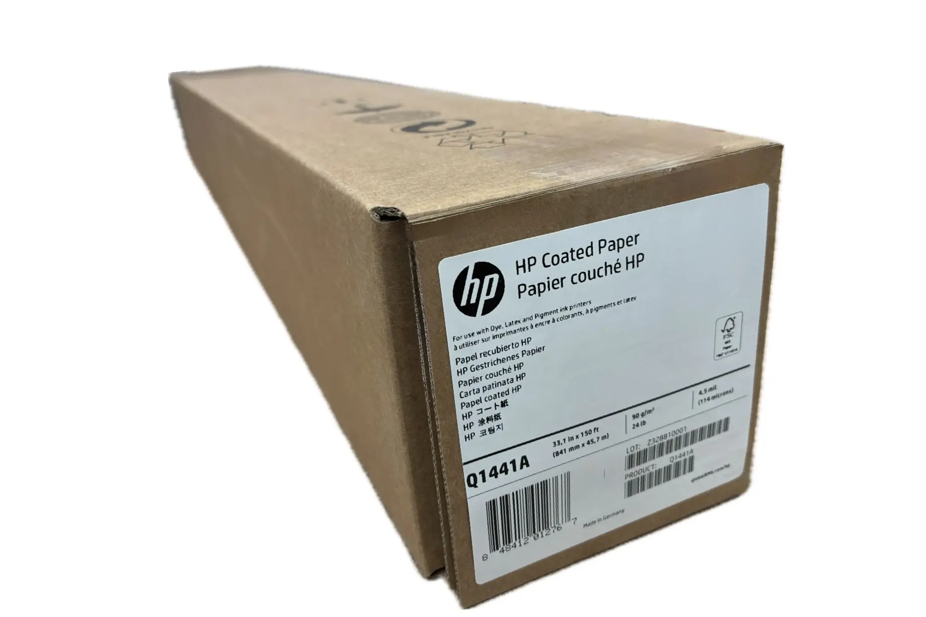 HP Coated Paper Q1441A A0 841mm x 45.7m – 90gsm