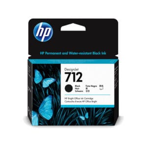 HP 712 Black Ink Cartridge - 80ml