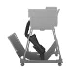 Side view HP DesignJet T850 T870 Sheet Tray Organiser