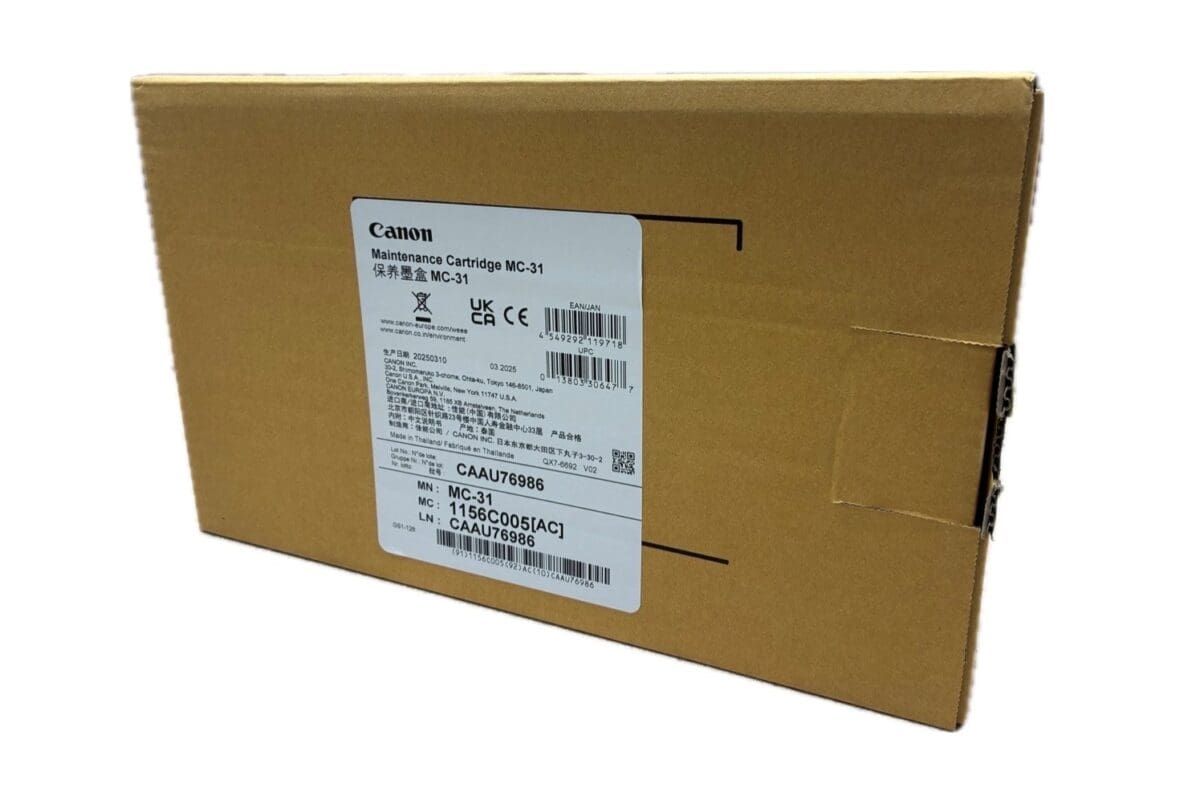 Canon MC-31 Maintenance Cartridge 1156C005AA, new in box