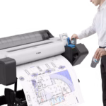 Canon TM-350 on the fly ink change