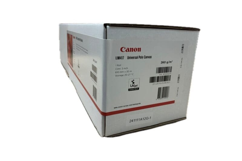 Canon IJM417 Polyester Inkjet Canvas for imagePROGRAF wide-format printers