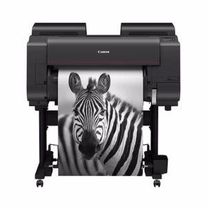 Canon Pro-2600 24-inch printer with black and white photo