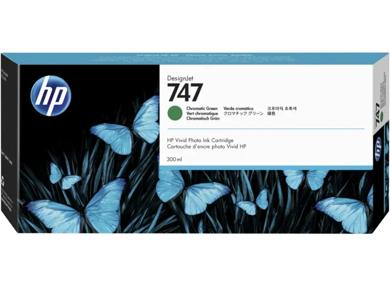 HP 747 Chromatic Green Ink P2V84A