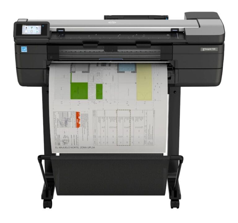 HP DesignJet T830 "4-inch with plot