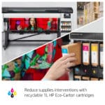 HP Z9 Pro 64 inch Printer ink change