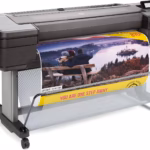 HP DesignJet Z6dr with bright poster