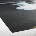Close up of Bright White Photo rga, soft felt like structure
