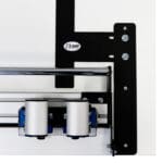 Bi-directional dual cutting head in anodised aluminium