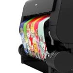 RU-23 take up reel in action with demo print