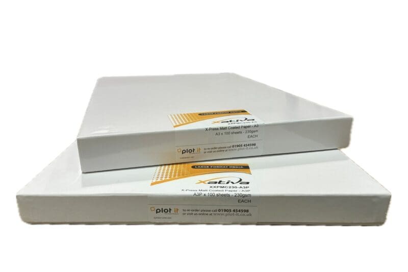 Xativa 230gsm XXPMC230 cut sheets in A2, A3, A3+ and A4