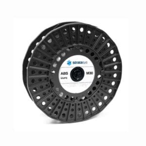 Stratasys ABS-M30 White 60ci for F123 Series 3D Printer