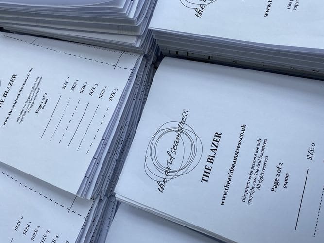 Sewing Pattern Inkjet Paper 36″ 914mm x 110m – 60gsm