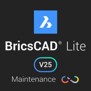 BricsCAD Lite V25 - Network License 5-Pack Annual Maintenance New (LIT-NW-MNT-NEW5pk-NA-1Y)