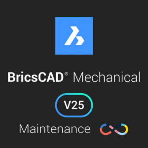 BricsCAD Mechanical V25 - Single User Annual Maintenance New (MEC-SU-MNT-NEW-NA-1Y)