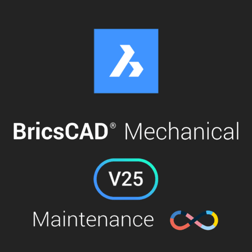 BricsCAD Mechanical V25 – Single User Annual Maintenance New (MEC-SU-MNT-NEW-NA-1Y)