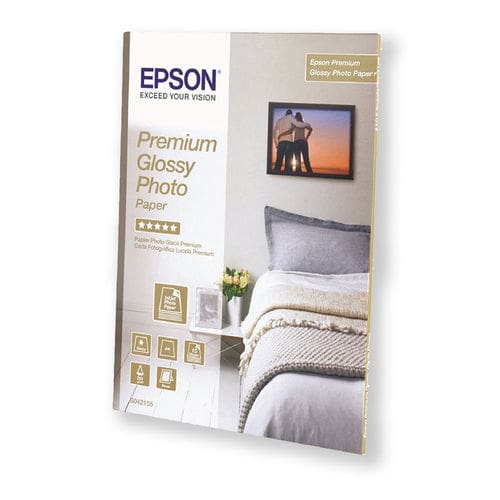 Epson Premium Glossy Photo Paper A4 – 255gsm (15 Sheets)