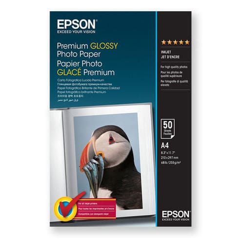 Epson Premium Glossy Photo Paper A2 – 255gsm (25 Sheets)