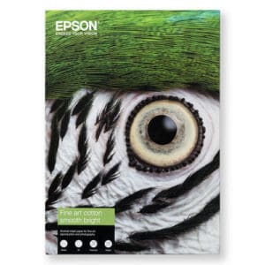 Epson Fine Art Cotton Smooth Bright Paper A3+ - 300gsm (25 Sheets)
