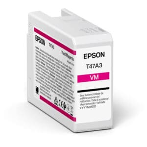 Epson T47A3 Vivid Magenta Ink Cartridge - 50ml