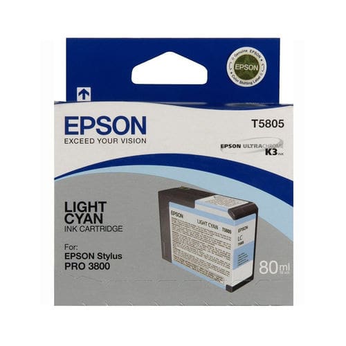 Epson T5805 Light Cyan Ink Cartridge – 80ml