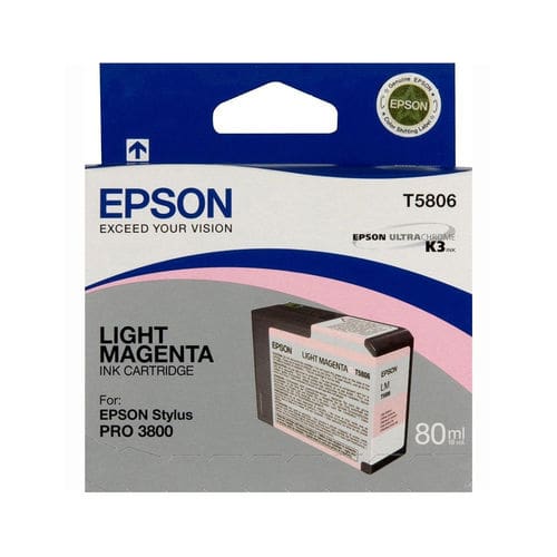Epson T5806 Light Magenta Ink Cartridge – 80ml