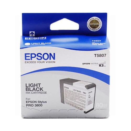 Epson T5807 Light Black Ink Cartridge – 80ml