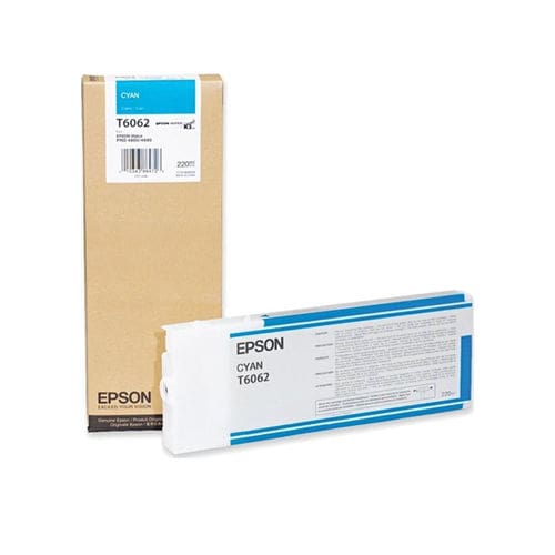 Epson T6062 Cyan Ink Cartridge – 220ml