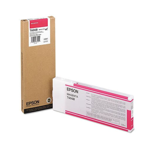 Epson T606B Magenta Ink Cartridge – 220ml