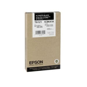 Epson T6121 Photo Black Ink Cartridge - 220ml