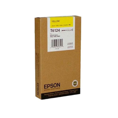 Epson T6124 Yellow Ink Cartridge – 220ml